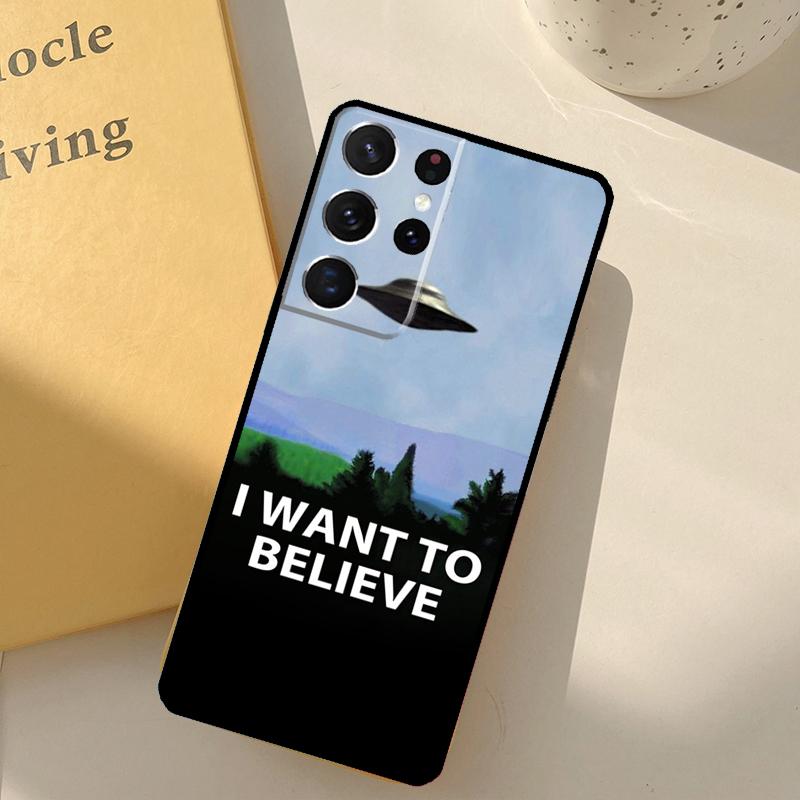 

The X Files I want to believe Case For Samsung Galaxy S20 FE S21 S22 Ultra Note 20 S10e S8 S9 S10 Note 10 Plus Cover Galaxy S21 FE