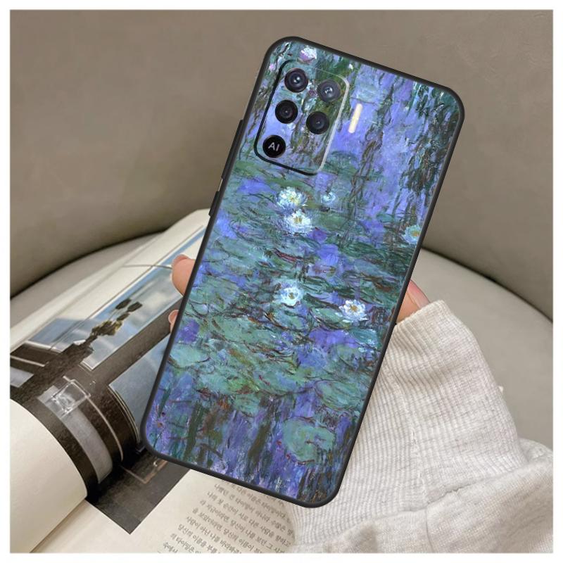 

Claude Monet Art Painting Case For Oppo A5 Pro A38 A58 A78 A98 A54 A74 A94 A18 A57 A17 A77 A80 A60 A40 A96 A76 A16 A15 OPPO A18 4G