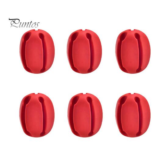 6 stk fiskestang fast ball 4/5/8/9/10 MM 5 hull Ripefri Gjenbrukbar fiskestangbeskytter klips Festeverktøy Fisketilbehør