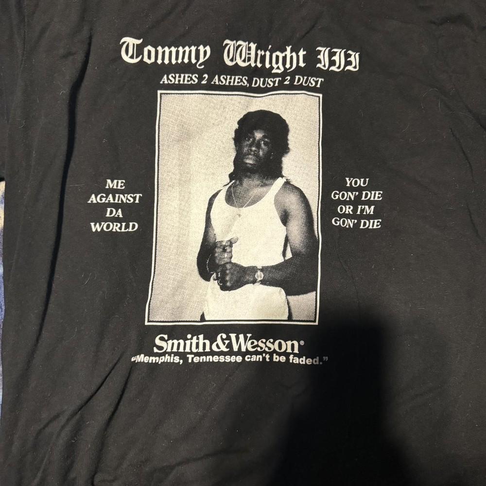 

Tommy Wright IIIVTG Я против Черного Классическая Унисекс S-5XL Унисекс Футболка XL