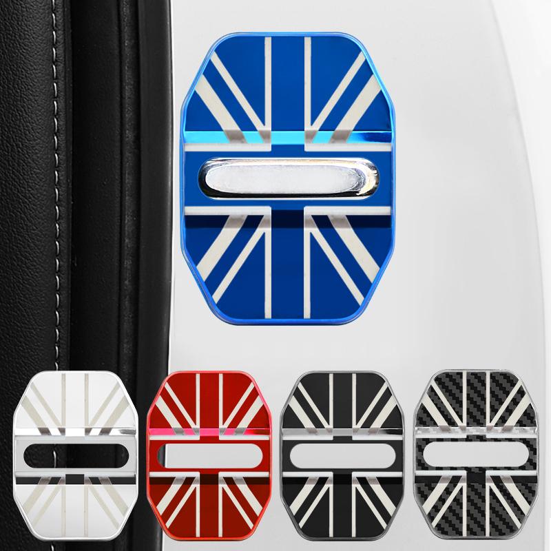 XLJBM1 For BMW Car-Styling Door lock Cover UK national flag Emblem Cover Fit For MINI Cooper S R55 R56 R57 R58 R59 F54 F60 Countryman C