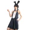 Clearstone Honey Boy Cosplay Halloween Bunny Girl Costume for Men, Black