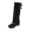 Fashion Trend Black Heightened Platform Boots Women's 2025 New Summer High-end Removable Roman Cool Boots