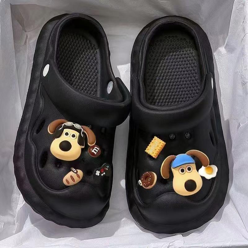 

Милые женские нескользящие сандалии с толстой подошвой для летней носки в помещении и на улице 40-41