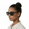 Saint Laurent Logo Decorated Square Sunglasses Women sunglasses Black 543513Y99011002
