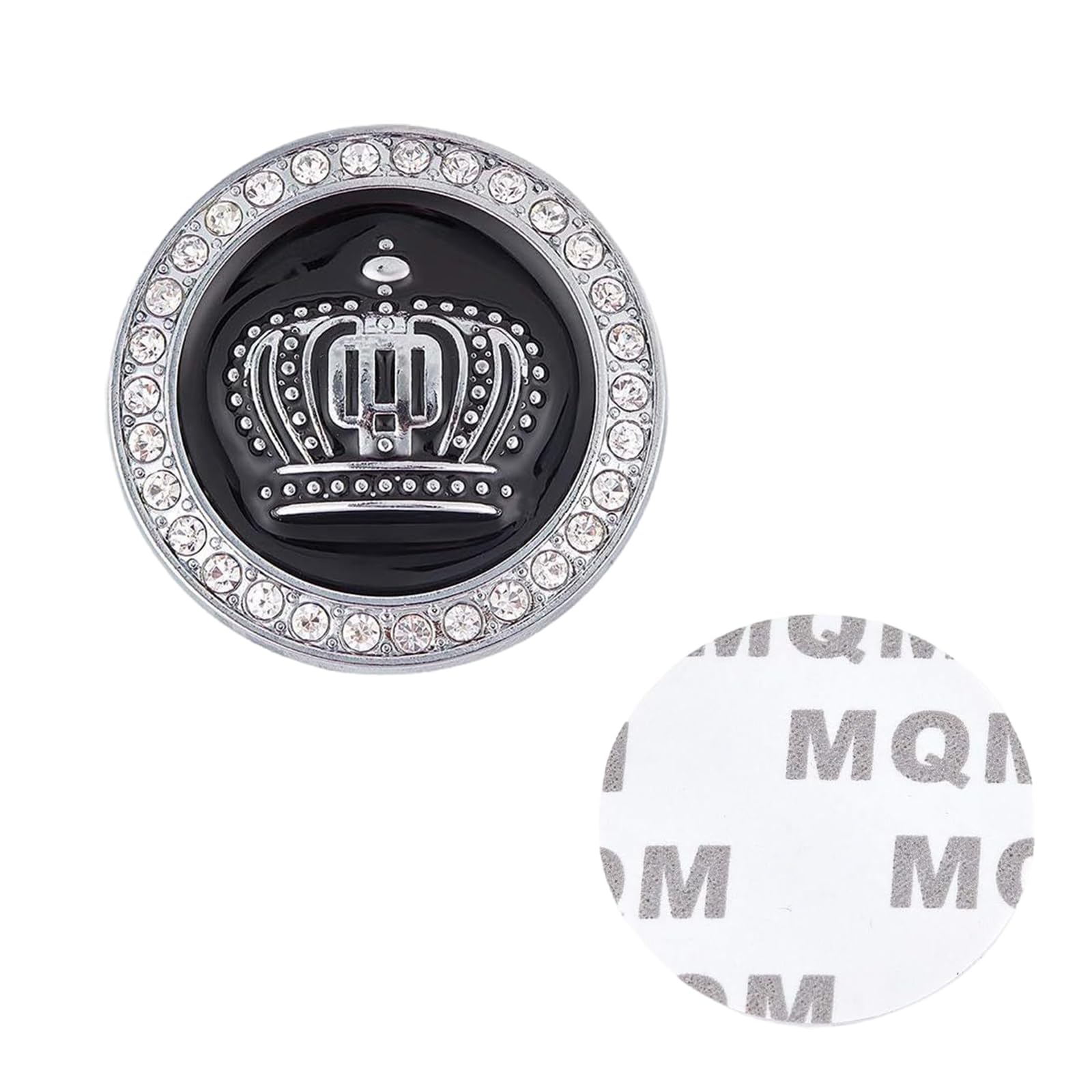 

Наклейка Meltryllis Автомобильная Корона Большая Корона Логотип Автомобиля Модная Наклейка Эмблема Покрытие Золото Блестящая серебряный