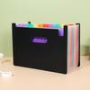 Multi-Color Rainbow Accordion A4 Document Storage Folder