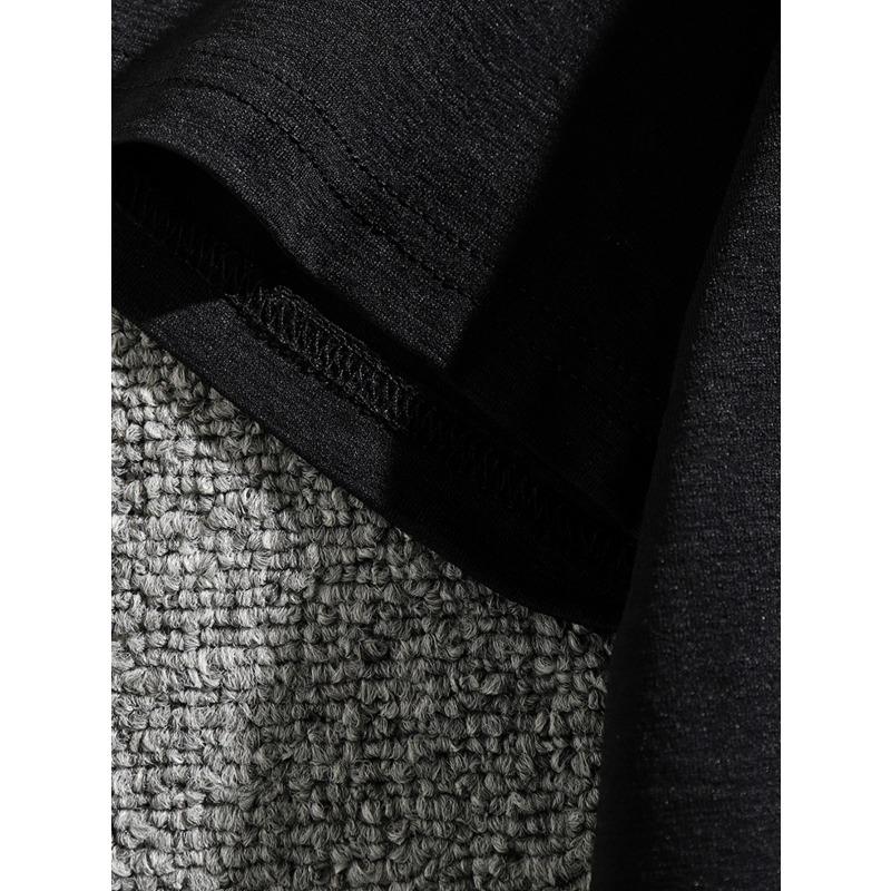 European sizes Men'S Funny Russian Grandma Saying T-Shirt - "Babushka Life Is The Best" Graphic Tee - Black Shirt with White Text