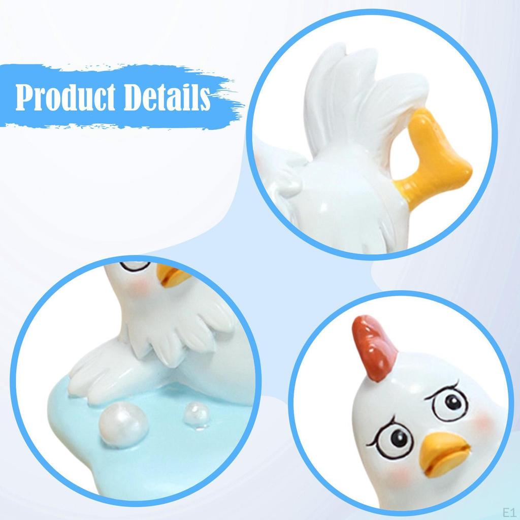 Chicken Phone Holder Smartphone Bracket Desk Accessory Ornament Funny Cellphone Stand Watching