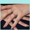 Unique Design Couple Rings Chic Minimalist Open Finger Geometric Copper Rings 2023