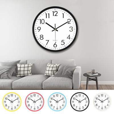 Wall Clock High Accuracy Large Numerals Design Easy To Hang Battery Operated Silent Non-Ticking