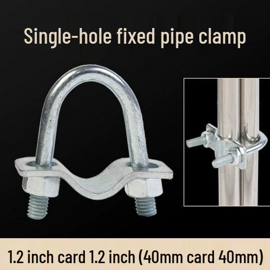 Stainless Steel Double U-Shaped Clamp for Delivery Bed/Galvanized Greenhouse Hose Tube Fastener
