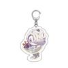 Anime Cartoon Acrylic Keychain Demon Slayer Nezuko Tanjiro Charm Keychain Accessories Gift for Fans Cosplay Collection