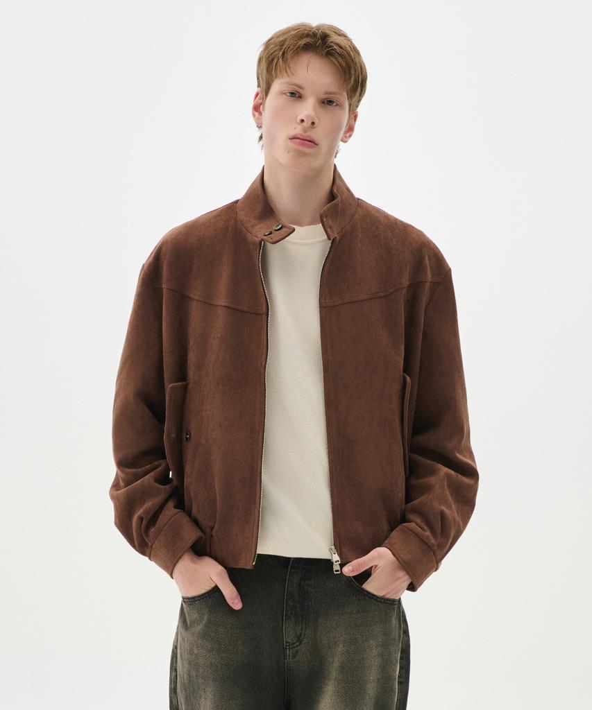 Tradclub Suede Harrington Jacket (2 Colors)