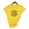 Fashion Female Short Sleeve T Shirt With Russian Inscriptions Women Funny T Shirts Harajuku Casual Tops