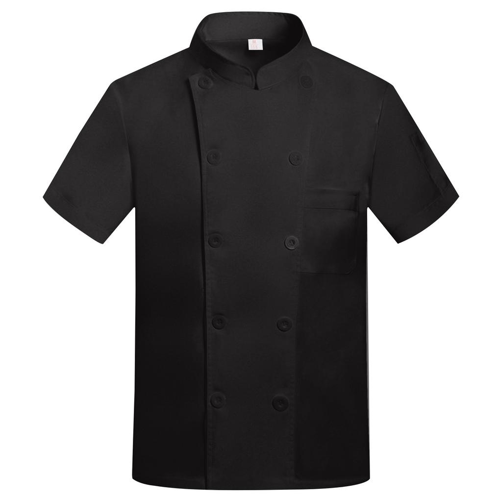 Chef Uniform Summer Short-sleeved Thin Work Clothes For Men And Women In Hotel Catering Kitchen Service Restaurant Baking Cakes