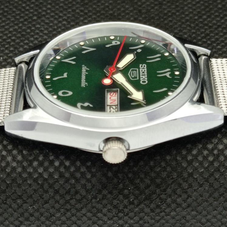 MONTRE HOMME AUTOMATIQUE VINTAGE RÉVISÉE SEIKO 5 6309A JAPON a318810-2 Seiko-a318810