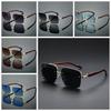 Zinc Zinc Alloy Double-bar Sunnies Eyewear Anti-UV Plain Glasses Unisex Polarized Sunglasses  Summer