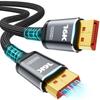 VESA Certified 16K Displayport Cable 2.1 DP 2.1 Cable 16K@60Hz, 8K@120Hz Support 80Gbps HDR, HDCP DSC 1.2a  For G-Sync Gaming Monitor 4090 7900xtx
