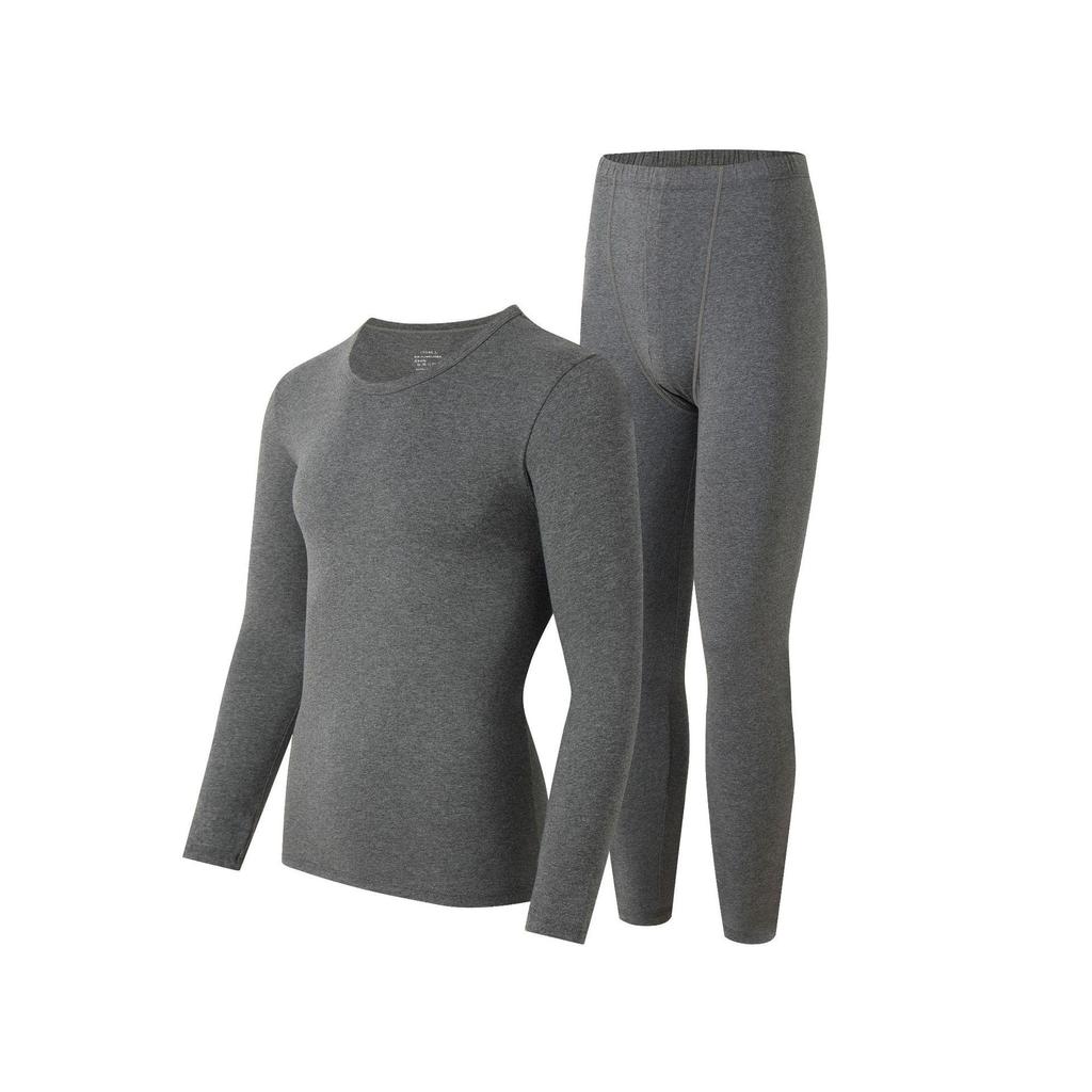 Class A Pure Cotton Thermal Underwear Set for Couples: Thin, Elastic, Warm Winter Wear for Men & Women