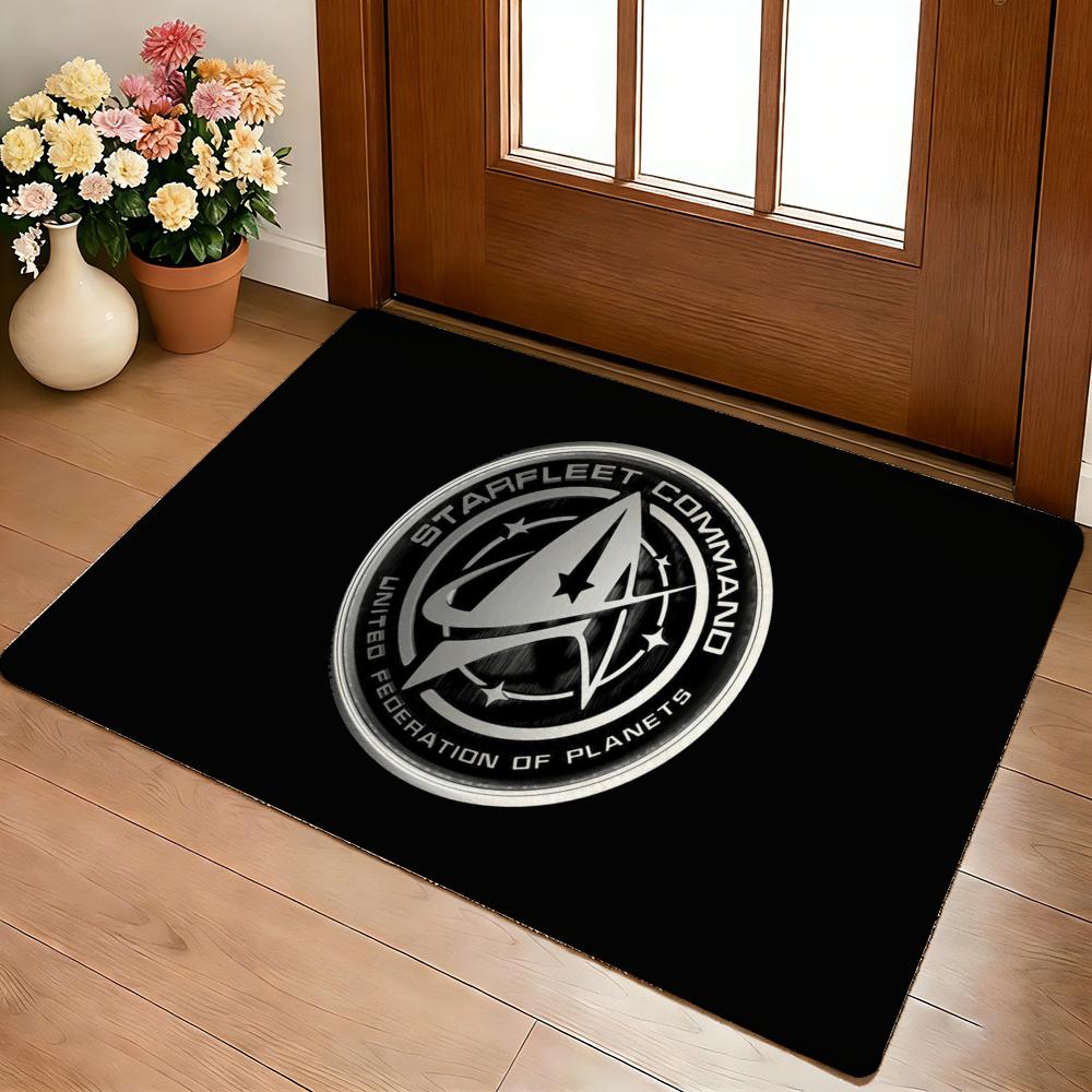 Star T-Trek Ship Movie Floor Mat Cozy Flannel Soft Thick Non-Slip Mat For Living Room Bedroom Kitchen Decor Rugs