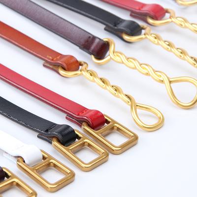 Ladies' Cowhide Belt Without Holes, Retro and Simple Fine Belt, Women's Dress with Decorative Small Belt