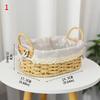 Woven Storage Bin Large Capacity Organiser Basket For Toy Cosmetics Jewelry Book Small Items Living Room Bedroom Dresser