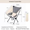 Foldable Camping Chairs Set Lightweight folding Chair Ultralight  Backpacking Moon Chairs for Garden Picnic Beach Fishing