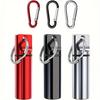 3er-Pack kleine Pillendosen-Schlüsselanhänger aus Aluminiumlegierung, tragbarer Mini-Pillenorganizer