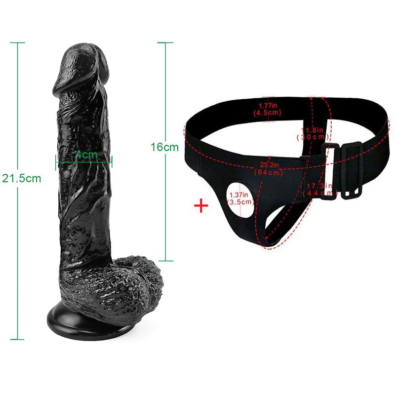 Strapon Dildo לנשים MoDi תחתוני דילדו חגורת פין ענקית רתמה מינית רצועה על צעצוע מין ללסבית 18+