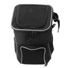Dog Bike Basket Waterproof Breathable Removable Dog Carrier Backpack for Outdoor Travel Black