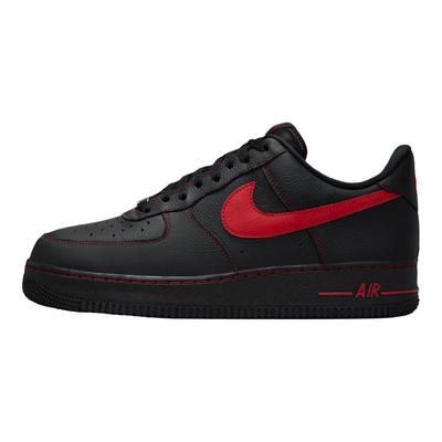 נעלי סניקרס לגברים Air Force 1 07 LV8 Bred שחור אדום אוניברסיטאי HQ2037-005