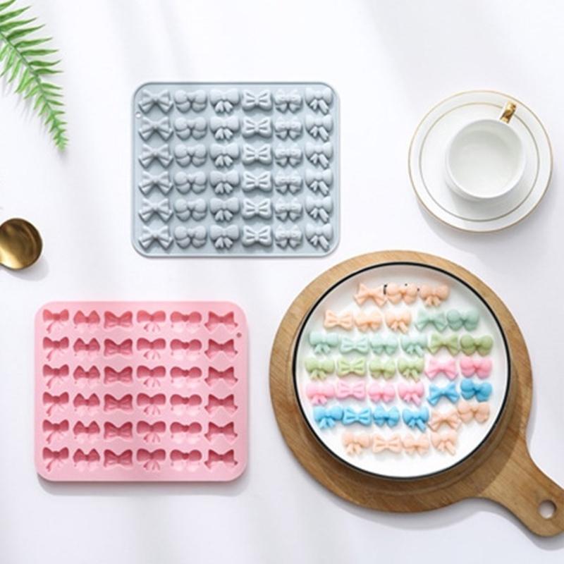 Elegant Bowknot Silicone Molds for Individualized Dessert and Crafts High Quality Materials for Stable Use