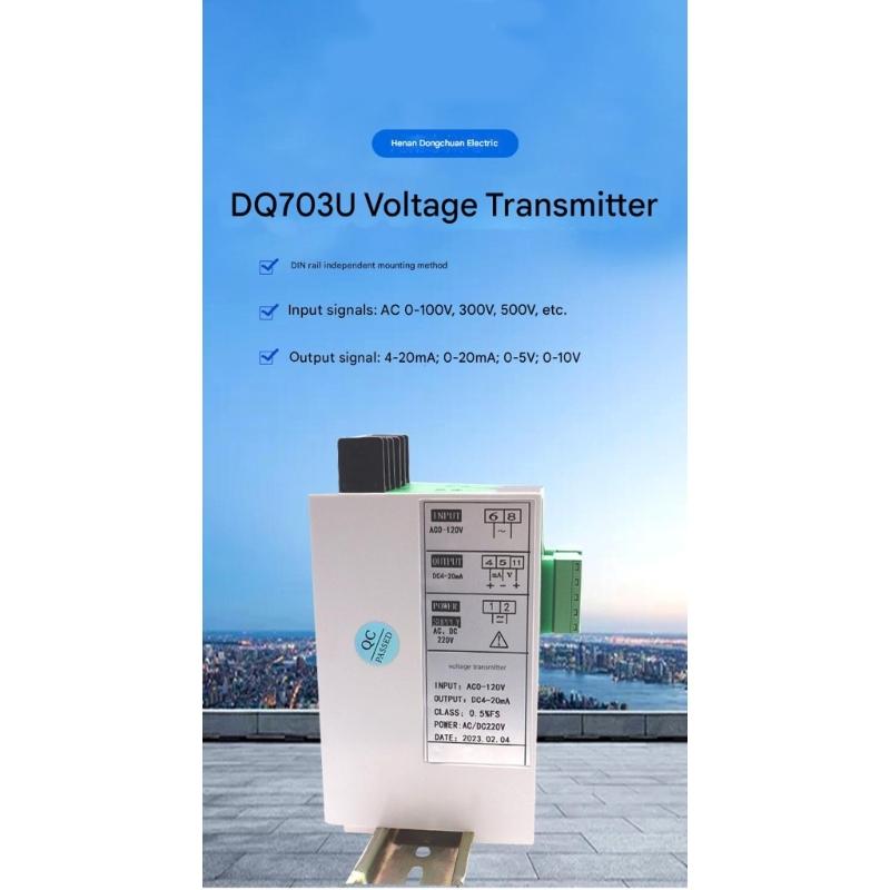 Reliable Voltage Transmitter with Not Interferences Easy Installation for Stable Signal Conversion in Harsh Environment
