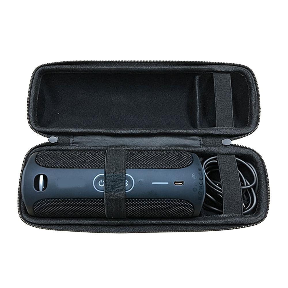 Portable Hard Shell Speaker Carrying Case Shockproof Durable Organizer Case Water Resistant Storage Bag for JBL Flip/Go Travel