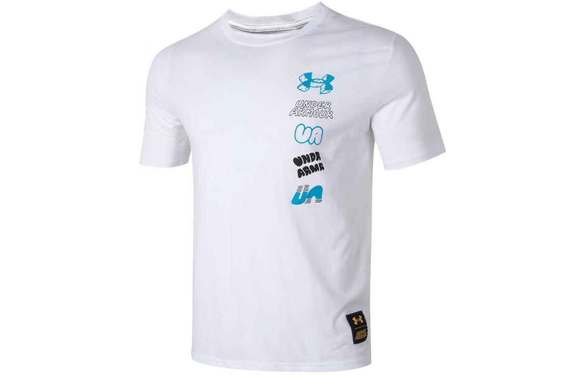 Мужская футболка Under Armour с втачным рукавом Белая 1366420-100 XL