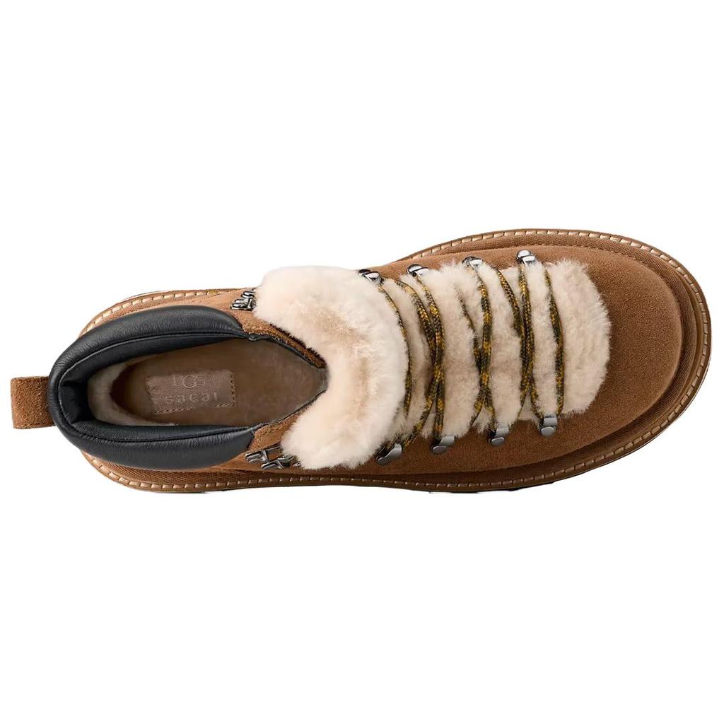 Sacai X UGG Hiker Boot Chestnut Unisex Sneakers Tan 1178390-CHE