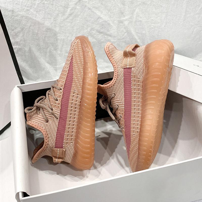 

2025 новые летние кокосовые туфли, спортивная обувь из мушиной ткани, дышащая и легкая, повседневная, корейская версия, универсальные кроссовки, детская мода 40