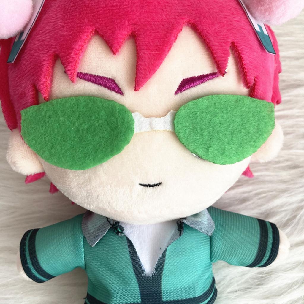 Anime Saiki Kusuo Plush Toy Cosplay Doll Saiki Kusuo Figure Plush Stuffed Cushion Throw Pillow Toy Boys Girls Christmas Gift