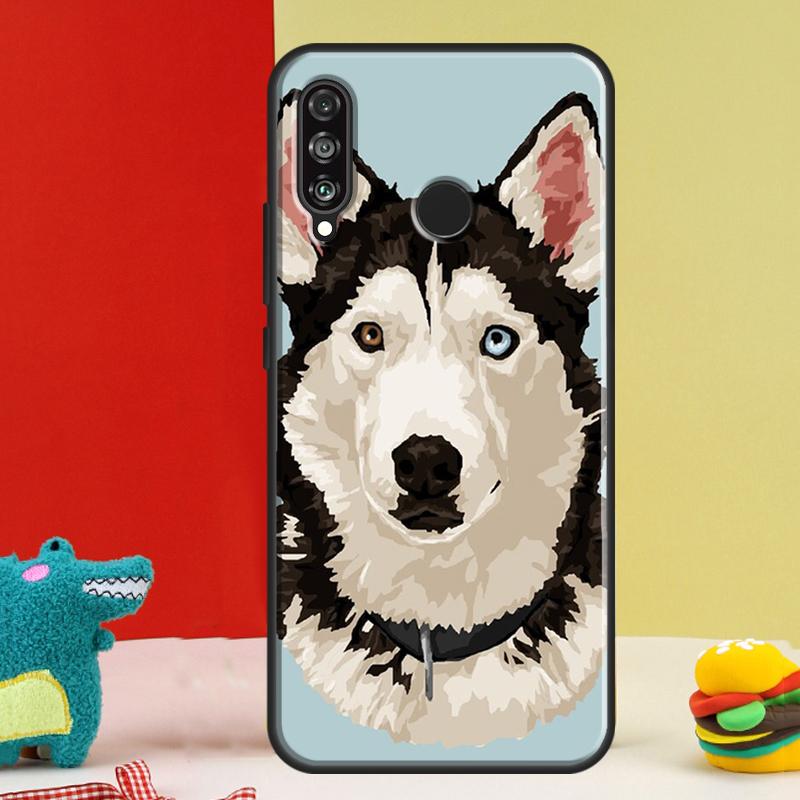 Siberian Husky Dog For Huawei Nova 5T 9 10 SE 12i 12s 11i Y91 Y90 Y60 Y70 Y72 Y61 P60 P30 Pro P20 P40 Lite Case