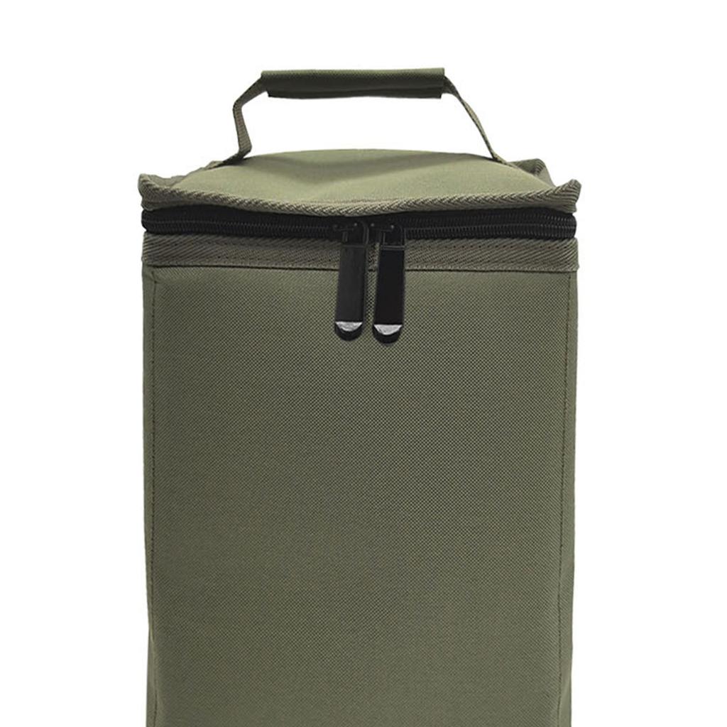 600D Oxford Fabric Can Storage Box with Handle and Zipper Butane Fuel Tank Cover Easy To Carry for Outdoor Camping Cooking