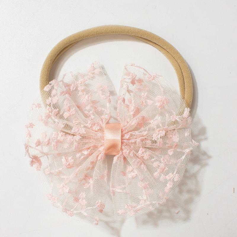 Children's bow headband, new baby elastic elastic headband, thin soft baby hair accessories