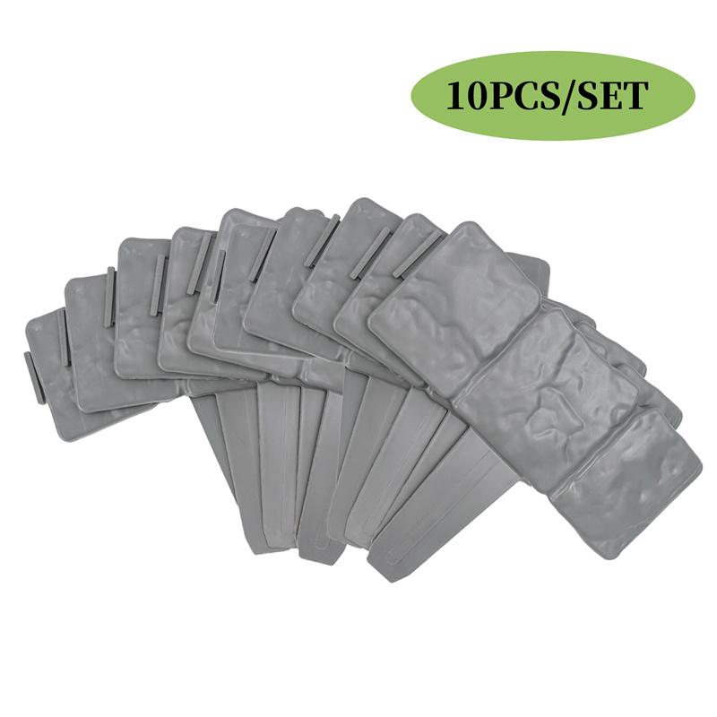 10/20/30 ШТ. Искусственный камень Пластиковый садовый бордюр Забор Пластиковый садовый край Забор Сделай сам Терраса Уличный ограждение Забор для растений