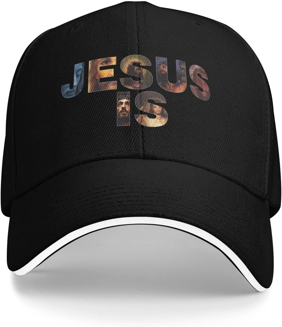 Jesus Is Faith Baseball Cap Polyester Adult Outdoor Adjustable Dad Hat Unisex Sun Visor One Size