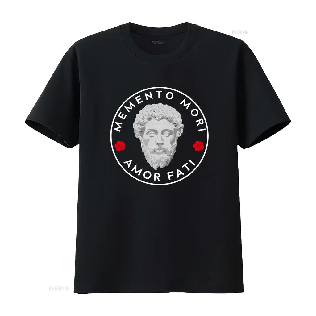 Marcus Aurelius Memento Mori Amor Fati Tričko Římský Císař Filozofie Inspirované Promoce Pro Ni A Jeho Vintage Vypraná