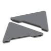 4Pcs Car Crash Strip Silicone Door Anti-collision Veneer Protective Sleeve Decorative Anti-collision and Anti-scratch Sticker Interior Mirrors 6