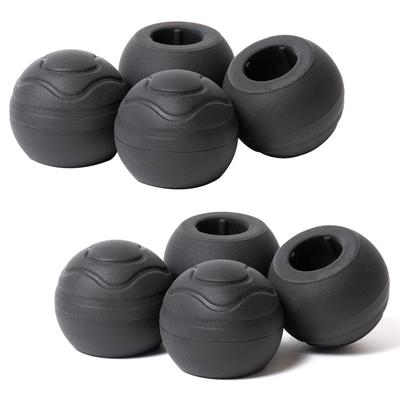 Outdoor Chair Leg Covers for Helinox Chair One and Chair Set of 4 with Bags 2 Lifactlab. Two, (Black, Sets)