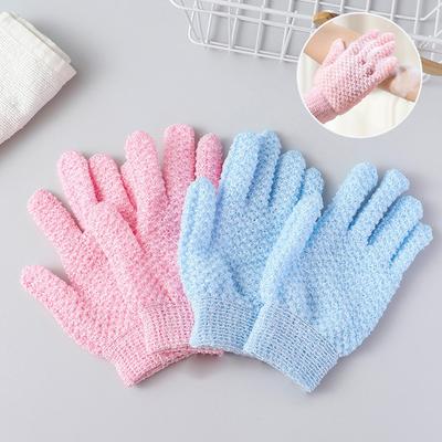 Exfoliating Gloves Bath Body Dead Skin Remover Five-finger Bath Gloves Brush Massager Scrub Exfoliator Magic Bathing Scrub Mud