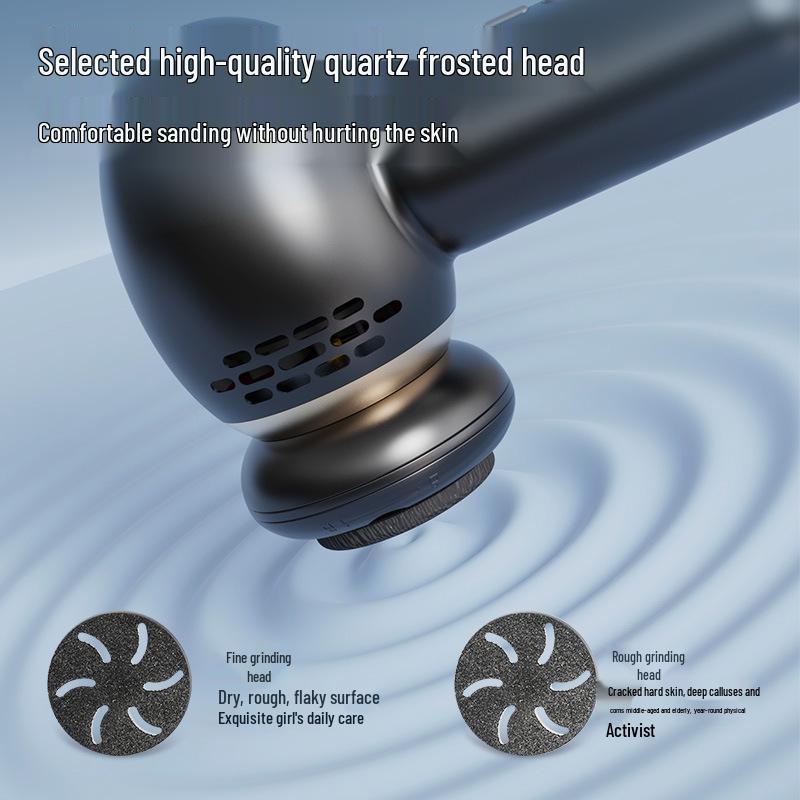 Portable Electric Waterproof Foot File & Callus Remover with LCD Display for Home Pedicures