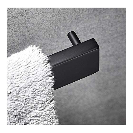 Towel Rack, Hand Towel Ring Holder SUS304 Stainless Steel, Bathroom and Kitchen Towel Rack Mounting Hardware Set, Hotel and Home Cupboard, Matte